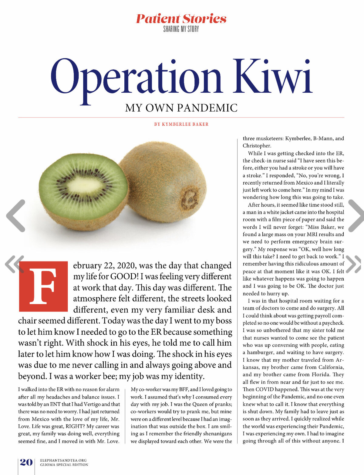 Operation Kiwi Article Page 1